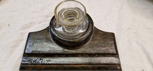 Calamaio vecchio legno e - legno,