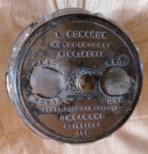 Raro doppio calamaio vetro - raro,