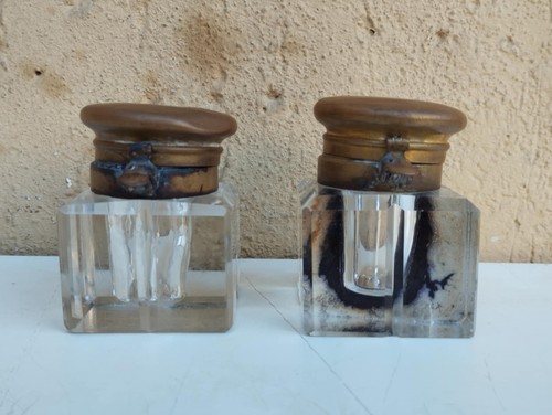 Antica coppia calamai - di,